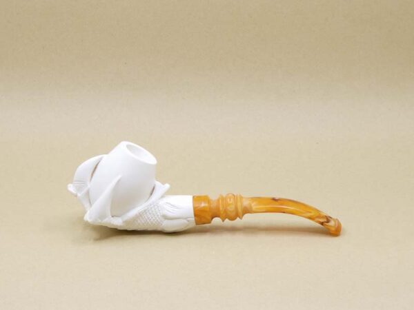 Bowl In Claw Meerschaum Pipe - Small