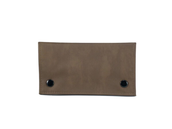 Soft Faux Leather Tobacco Pouch - Brown