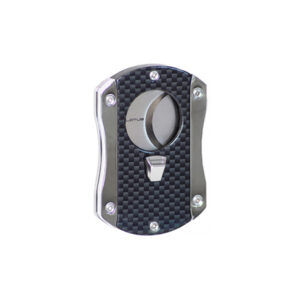 Lotus Deception Cigar Cutter - Chrome and Black Check