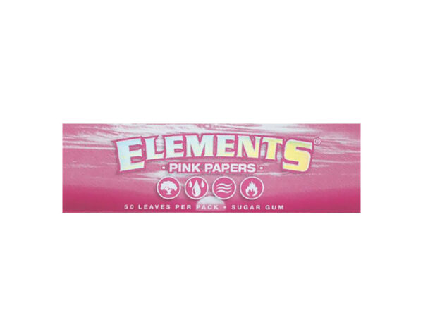 Elements Pink 1 1/4 Rolling Papers