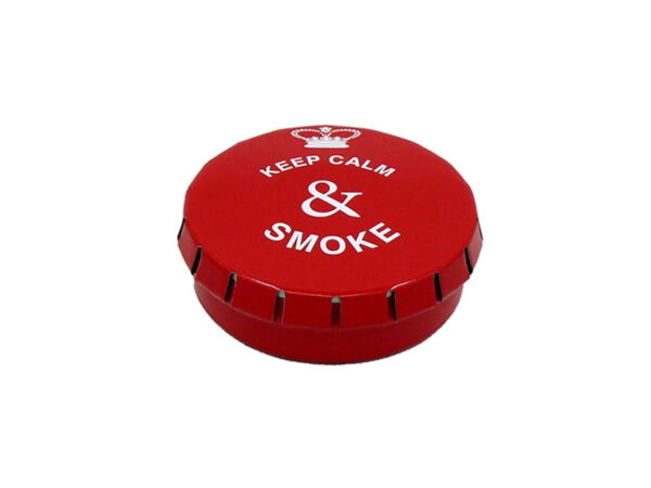 Keep Calm & Smoke Click Tin