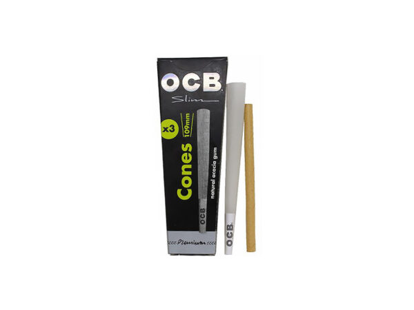 OCB Slim Black King Size Slim Cones