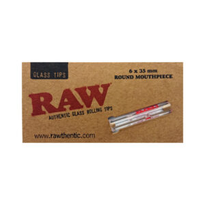 Raw Round Glass Tip