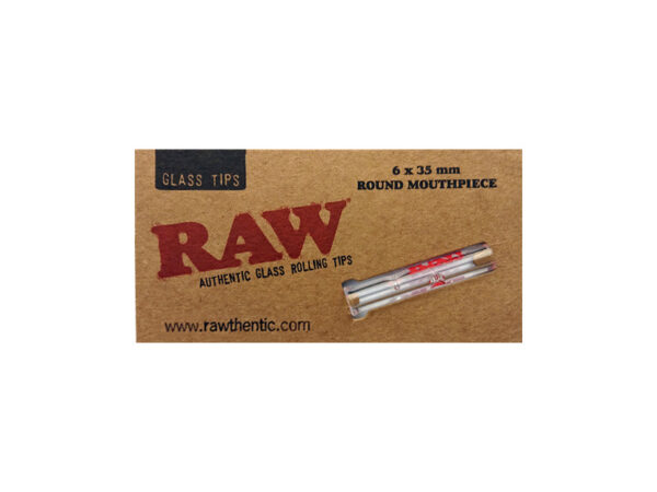 Raw Round Glass Tip